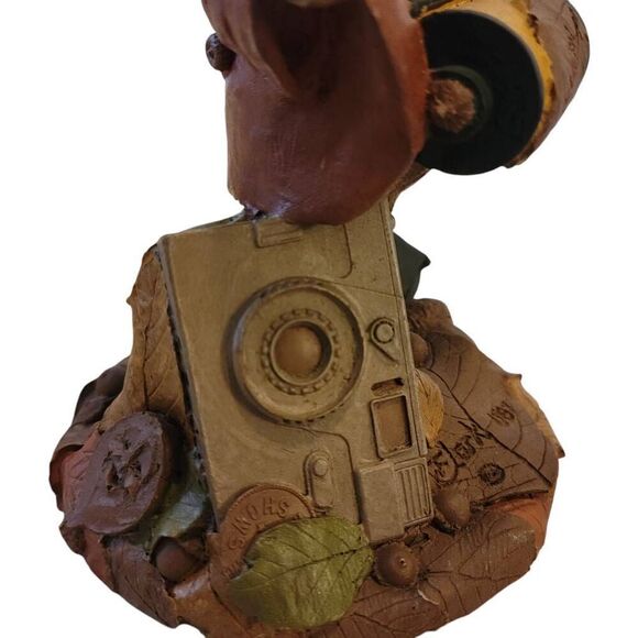 Tom Clark Gnome FLASH Signed 1987 Cairn Studio Vintage Camera Film Whimsical - Picture 3 of 10